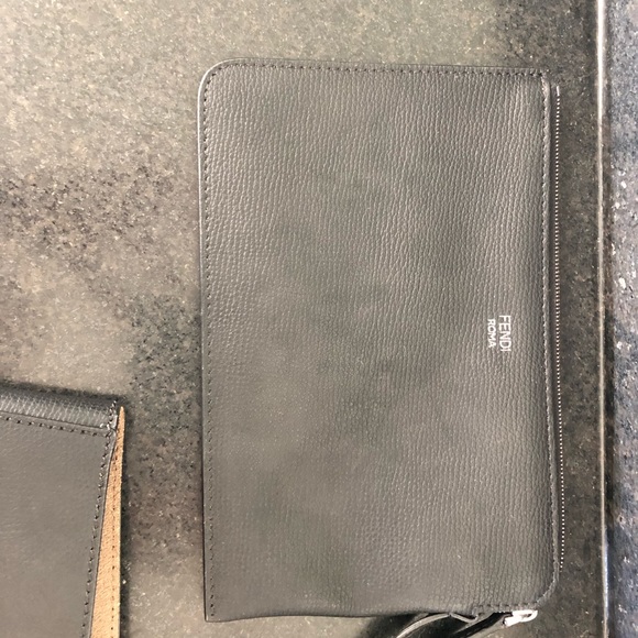 Black Fendi tote! Such a cute travel bag, but not bulky. Super trendy! - Picture 5 of 15